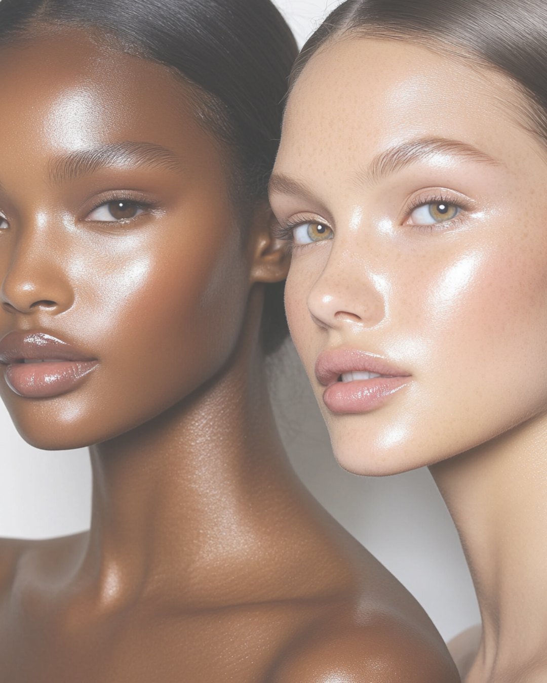 Two women with smooth, luminous skin at Anato Aesthetics